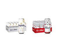 Bière Hoegaarden Blanche 4.9% & Bière Bud 5% Pack 12 Canettes 50cl