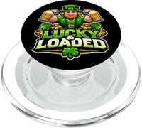 Bière Irlandaise Lucky and Loaded Leprechaun pour la Saint-Patrick PopSockets PopGrip pour MagSafe