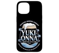 Bière japonaise Yuki Onna Ghost Vintage Lager Souvenir Coque pour iPhone 15