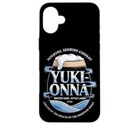 Bière japonaise Yuki Onna Ghost Vintage Lager Souvenir Coque pour iPhone 16 Plus