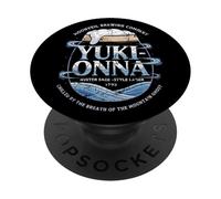 Bière japonaise Yuki Onna Ghost Vintage Lager Souvenir PopSockets PopGrip Adhésif