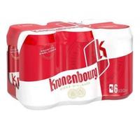 Bière Kronenbourg Blonde 33cl 4,2% Vol. en Canette - Lot de Pack de 24 et 48 Canettes - Livraison Gratuite France - Expédition par la sté Bo Time (24)