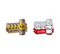Bière Leffe Blonde 6.6% Pack 24 Canettes 50 ière Bud 5% Pack 12 Canettes 50cl