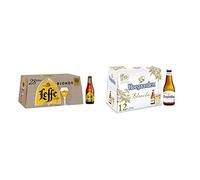 Bière Leffe Blonde 6.6% Pack 28 Bouteilles 25 ière Hoegaarden Blanche 4.9% Pack 12 Bouteilles 25cl