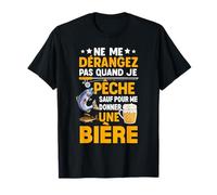 Bière & Pêcheur Poisson Ne Me Dérange Pas Quand Je Pêche T-Shirt