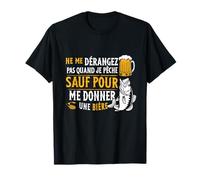 Bière & Pêcheur Poisson Ne Me Dérange Pas Quand Je Pêche T-Shirt