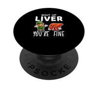 Bière pour la Saint-Patrick. Tais-toi, Foie, Tout va Bien. PopSockets PopGrip Adhésif