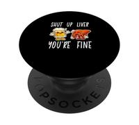 Bière pour la Saint-Patrick. Tais-toi, Foie, Tout va Bien. PopSockets PopGrip Adhésif