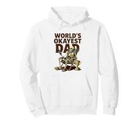 Bière Squelette Amusante World's Okayest Dad Sweat à Capuche