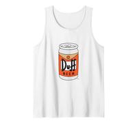 Bière The Simpsons Duff Débardeur, Homme, Blanc, XXL