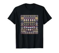 Biergarten Bayern Strickdesign T-Shirt