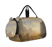 Bierstadt Albert Mount Adams Sac de voyage pour filles Sac fourre-tout pour tout-petits Sac de sport pour garçons, Albert Bierstadt Valley Yosemite Art, Classique