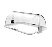 Biesse, Boîte a Pain et Fromage avec Ouverture Double, Blanc argenté