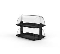Biesse Boîte à pain multifonctionnel et porte-pain polybox, double ouverture, design moderne