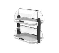 Biesse - Vitrine pour Aliments, Petite, Plastique (Blanc double)