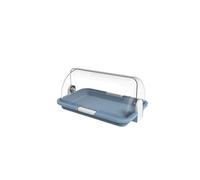Biesse - Vitrine pour Aliments, Petite, Simple, Plastique (Bleu Clair)