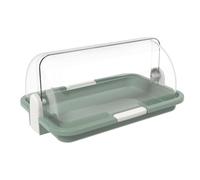 Biesse - Vitrine pour Aliments, Petite, Simple, Plastique (Vert Mousse)