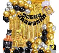 BIEUFBJI Décorations de bière Happy Birthday Ballons à bière Fête d'anniversaire Fête prénatale Hommes Décorations de bière