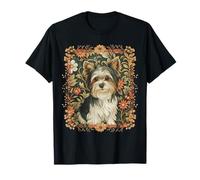 Biewer Terrier ou Yorkshire William Morris Style T-Shirt