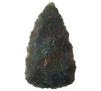 Biface rude 9-11cm de jasper/agate (reproduction age de pierre)