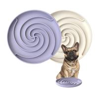Bifeaw Bol puzzle pour chien - Gamelles en silicone pour chien pour une alimentation saine - Design antidérapant pour chiot - Passe au lave-vaisselle et au micro-ondes