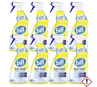 Biff Bain Nettoyant Totalement Contre Calcaire Et Saleté 750ml 8er Paquet