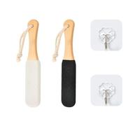 BIFHIG 2 Nettoyants pour Les Pieds, 2 Crochets, Outils De Nettoyage des Pieds, Outils De Pédicure Et Exfoliants, Crochets De Rangement, Articles Ménagers.