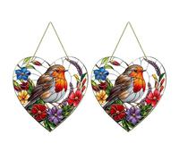 BIFHIG 2 Pendentifs Piège À Lumière, Pendentifs Thème Animal Peint, Décoration Piège À Lumière Suspendue À La Fenêtre, Adaptés À La Décoration des Jardins Et du Café.
