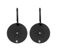 BIFHIG 2 Supports De Sac À Merde Noirs, Dispositif De Stockage De Sac À Merde Mains Libres, Porte-Sac À Merde, Adapté Aux Accessoires De Distributeur De Corde De Traction.