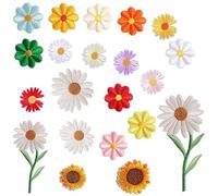 BIFHIG 21 Patches De Broderie, Patchs en Tissu Brodés Et Accessoires De Décoration De Vêtements, Adaptés Aux Vêtements, Aux Chapeaux Et Aux Sacs.