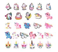BIFHIG 28 Pièces De Boucles De Chaussures De Dessin Animé, Accessoires De Décoration De Chaussures, Pendentifs De Chaussures Pour Enfants, Cadeaux Pour Filles.