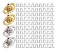 BIFHIG 4 Lève-Boucles d'oreilles, 100 Bouchons De Boucle d'oreille Transparents, Support De Boucle d'oreille Anti-Chute, Bouchons d'oreille Anti-Chute, Accessoires Auxiliaires De Boucle d'oreille.