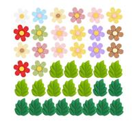 BIFHIG 40 Punaises Florales, Punaises Décoratives De Couleur, Punaises Multifonctions Créatives, Adaptées Aux Babillards Électroniques Et Aux Albums Photo De Famille.