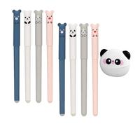 BIFHIG 8 Stylos Effaçables De Dessin Animé Et 1 Gomme À Dessin d'art, Stylo Gel Ours Créatif, Gomme Effaçable À Chaud À Séchage Rapide Et Lisse, Fournitures Scolaires.