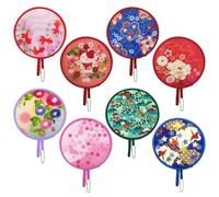 BIFHIG Ventilateur Pliant Rond De 8 Pièces, Ventilateur De Frisbee Simple Et Moderne, Ventilateur De Support Portable, Ventilateur De Groupe Personnalisé.