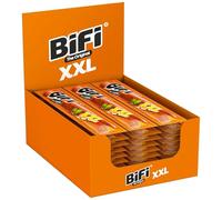Bifi Original XXL Salami Sticks Lot de 30 (30 X 40 G) Snacks à Emporter, Viande et Saucisses Séchées à L'air, Salami au Poivre, à La Coriandre et à L'ail, Boîte de Snacks, Paquet de Saucisses