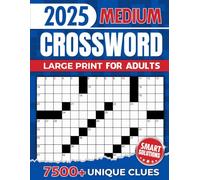 BIG 100 Crossword Puzzle Books for Adults: 100 Mind Puzzles for Adults with 7500+ Verified Clues - Large Print Games with Brain Training Answers