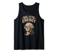 Big 1776 Energy George Washington Funny 4 Juillet Débardeur