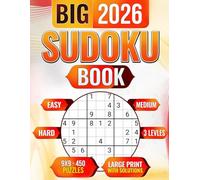 Big 2026 Sudoku Book: 450 Pages of Fun Logic Puzzles to Boost Memory and Focus for Adults
