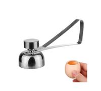 (Big 35mm)Egg Eggshell Opener Eggshell Cutter 304 Stainless Steel Double Head Egg Topper Shell Opener Boiled Raw Egg Creative Kitchen Tool