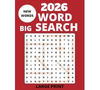 BIG 4000 New Words Relaxing Word Search Puzzle Book for Adults and Seniors: Large Print and Anti Eye Strain