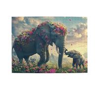 Big And Small Like Flower Beds Puzzle en bois de 500 pièces pour adultes - Puzzle stimulant pour jeu de taille 38,1 x 51,8 cm