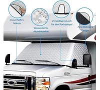 Big Ant Bâche de protection avant, pour camping-car Fiat Ducato, imperméable à la neige et à la pluie, tapis isolant extérieur, pour Fiat Ducato à partir de l'année de construction 2006, housses de