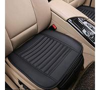 Big Ant Coussin de siège de Voiture en Cuir Respirant de Haute qualité, antidérapant et Facile à Installer, idéal pour Voiture et Bureau, adapté à Plusieurs scénarios - 1 pièce, Noir
