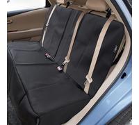 Big Ant Housse de banquette arrière imperméable noire en néoprène rembourré pour voitures, housses de siège de voiture pour enfants et chiens, ajustement universel pour voiture, camion, camionnette, SUV