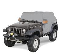 Big Ant Housse de voiture 100 % étanche pour Jeep Wrangler 2 portes, semi-coffre de voiture pour Wrangler CJ, TJ, YJ et JK, Jeep Housse anti-pluie, UV