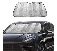 Big Ant Voiture Pare-Soleil Pare-Brise Pliable UV Ray Réflecteur Auto fenêtre Sun Visor Shield Cover pour Bloc de Chaleur, Permet de Garder Le véhicule Cooler (139,7 x 69,8 cm)