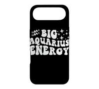 Big Aquarius Energy x Aquarius Zodiac Rétro Coque pour iPhone Air