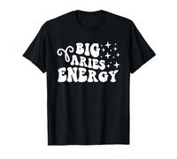 Big Aries Energy x Bélier Zodiac Retro T-Shirt