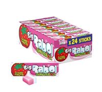 BIG BABOL CHEWING GUMS STRAWBERRY CREAM X24